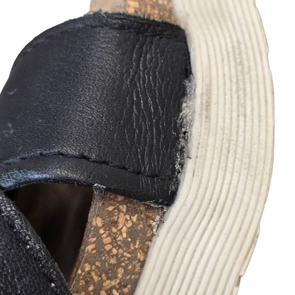 Fly London Women's Wedgefly Black Leather Platform Sandals EU 39 - Picture 16 of 16